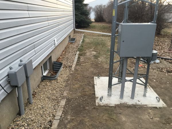 Tower base complete.